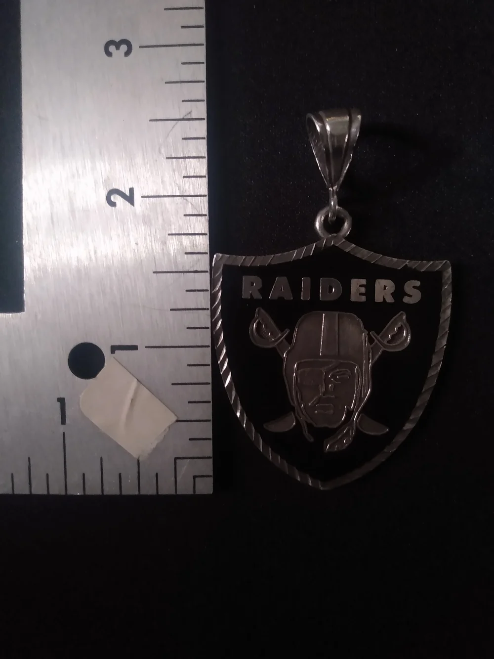 Raiders Real Sterling Silver 925 Pendant